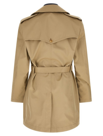 Пальто, тренч JUNYA WATANABE Denim insert trench coat (WQC0021) #