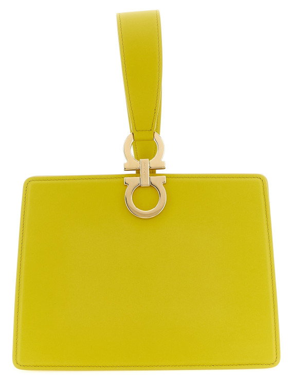 Клатч FERRAGAMO Mini clutch (792849ANTIQUEYELLOW) #1