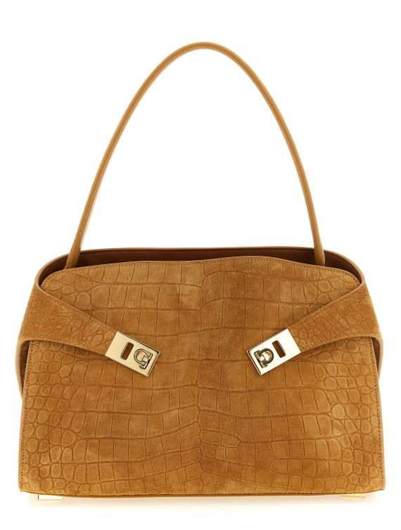 Сумка на плечо FERRAGAMO 'Hug Soft (M)' (792869NATURALE) #1