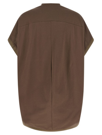 Double pin t-shirt (T92MARRONE) #