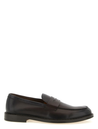 Мокасины DOUCAL'S Leather loafers