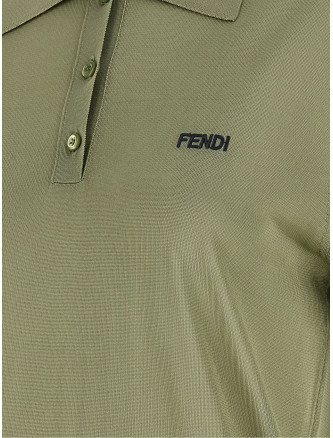Поло FENDI Shiny viscose polo shirt (FZXE82AW4VF1UKL) #