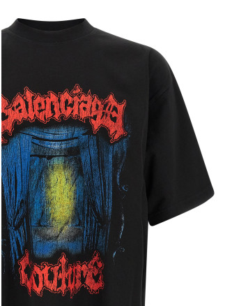 Футболка BALENCIAGA 'Salon de Couture' (764235TUVD51000) #