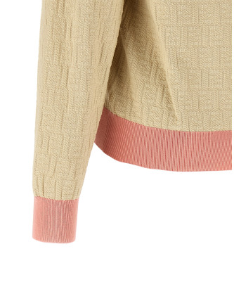 Свитер, кардиган FENDI FF jacquard sweater (FZXE95AW4SF0WC4) #