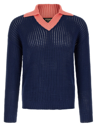 Свитер, кардиган FENDI Cablé braided sweater