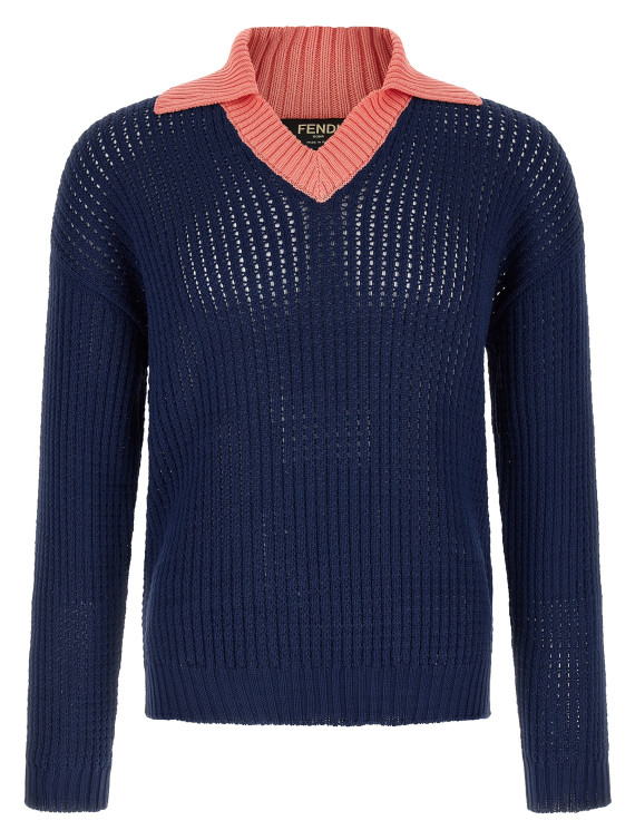 Свитер, кардиган FENDI Cablé braided sweater (FZE077AYY3F1A9C) #1