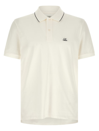 Поло C.P. COMPANY Logo patch polo shirt