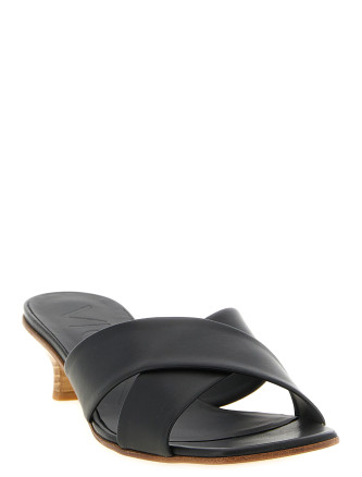 Аласа өкшелі сандалдар VICINI Leather mules (C600001002) #