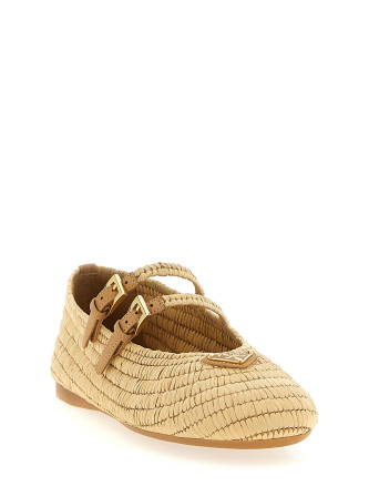 Crochet ballet flats (1F927NF0052ACSF0P9G) #