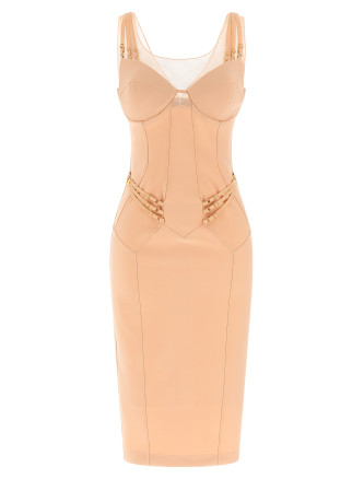 Миди ELISABETTA FRANCHI Corset dress