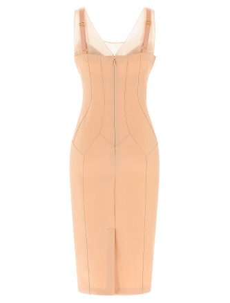 Миди ELISABETTA FRANCHI Corset dress (AB87061E2EA1) #