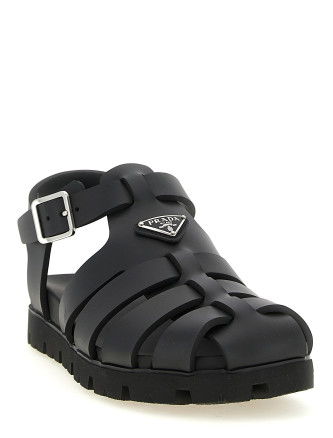 Плоские сандалии PRADA Cage sandals (2X3160FG0003LKKF0002) #