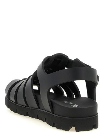 Плоские сандалии PRADA Cage sandals (2X3160FG0003LKKF0002) #