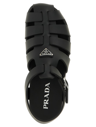 Плоские сандалии PRADA Cage sandals (2X3160FG0003LKKF0002) #