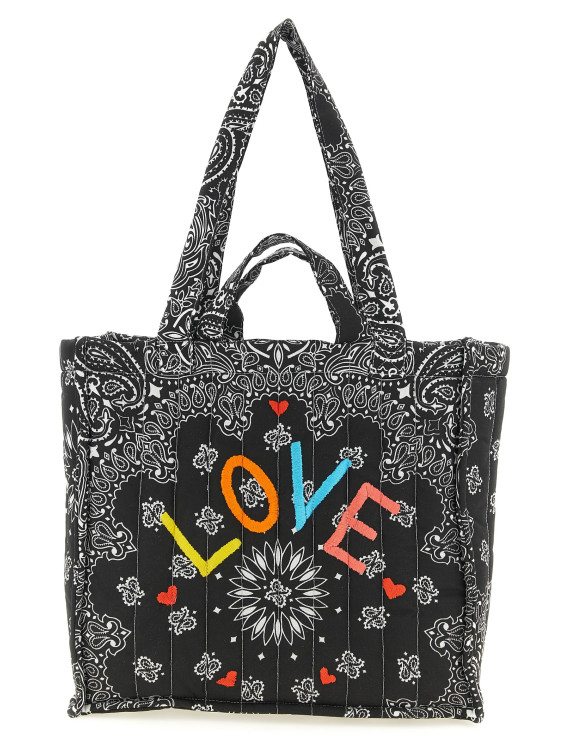 Medium 'Cabas' shopping bag (MIDCABASBLACK) #1