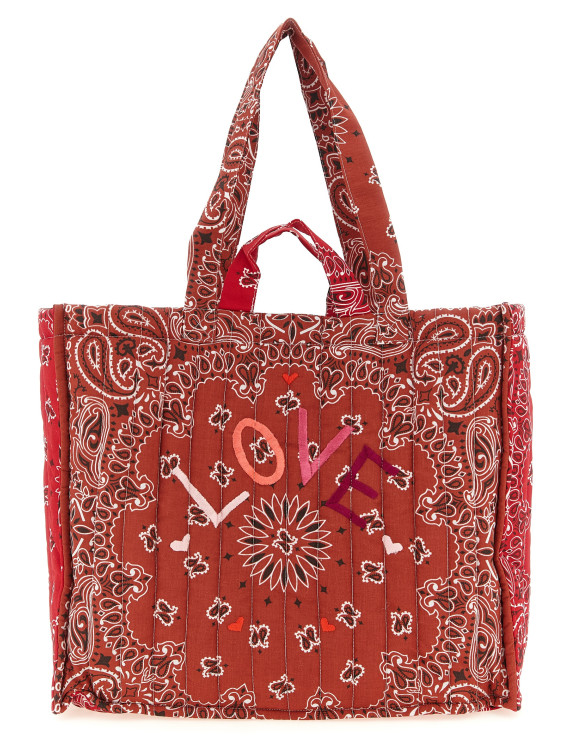 'Cabas' maxi shopping bag (MAXCABASVINTAGEREALRED) #1