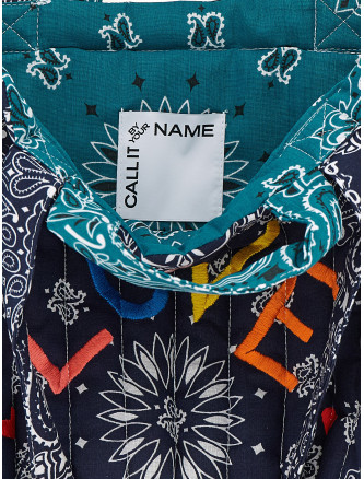 Medium 'Cabas' shopping bag (MIDCABASNAVYPETROLE) #