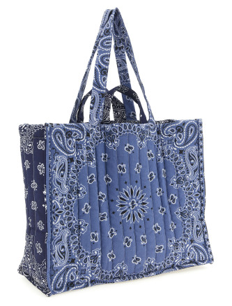 'Cabas' maxi shopping bag (MAXCABASNAVYCHAMBRAY) #