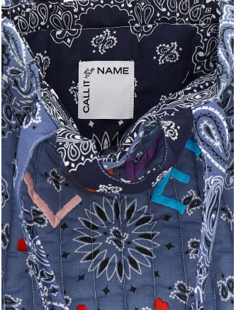 'Cabas' maxi shopping bag (MAXCABASNAVYCHAMBRAY) #