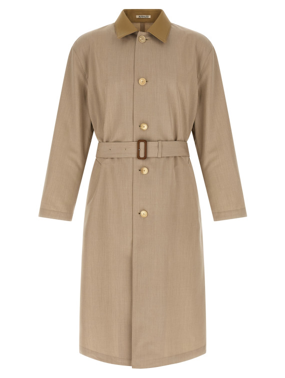 'Wool Max Canvas' coat (A26SC01WCTOPGRAYBEIGE) #1