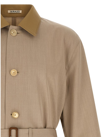 'Wool Max Canvas' coat (A26SC01WCTOPGRAYBEIGE) #