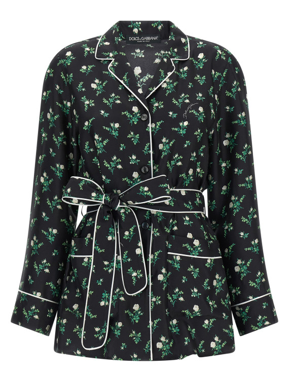 Рубашка, блузка DOLCE & GABBANA Roselline and Lily of the Lilies of the Flowers printed shirt (F5I89TIS13GHX6CB) #1