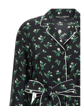Рубашка, блузка DOLCE & GABBANA Roselline and Lily of the Lilies of the Flowers printed shirt (F5I89TIS13GHX6CB) #
