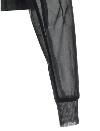 'Dracucollar cropped' bomber jacket (RO01F6780TUSL09) #