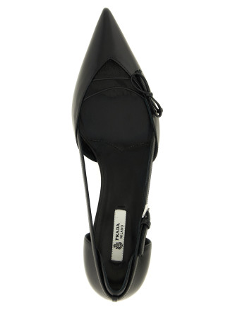 Низкие каблуки PRADA Open pumps (1I442OFB045011F0002) #