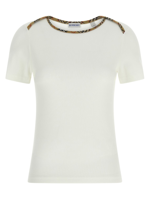 Футболка BURBERRY 'Stephanie' (8123282CHALK) #1