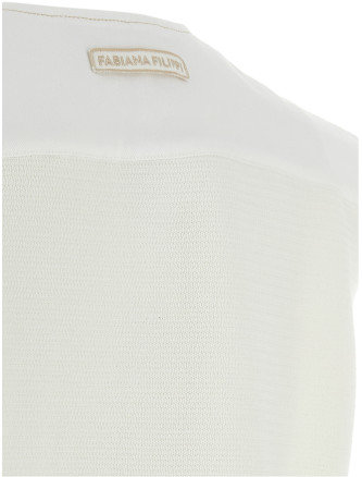 Жилет FABIANA FILIPPI Denim and knit vest (GCD276F657M137VR1) #