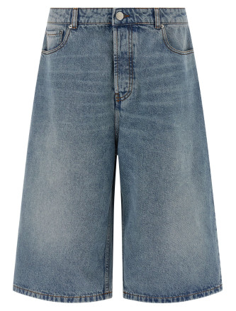 Бермуды, шорты AMI PARIS Denim bermuda shorts