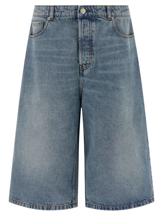 Бермуды, шорты AMI PARIS Denim bermuda shorts (HSO838DE0046480) #1