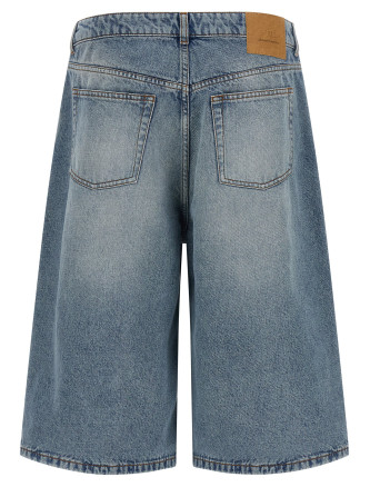 Бермуды, шорты AMI PARIS Denim bermuda shorts (HSO838DE0046480) #