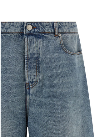 Бермуды, шорты AMI PARIS Denim bermuda shorts (HSO838DE0046480) #