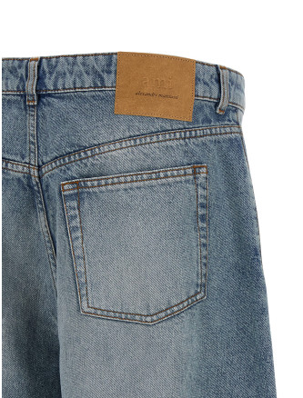 Бермуды, шорты AMI PARIS Denim bermuda shorts (HSO838DE0046480) #