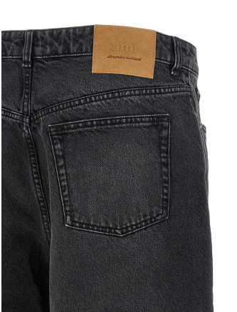 Бермуды, шорты AMI PARIS Denim bermuda shorts (HSO838DE0124031) #