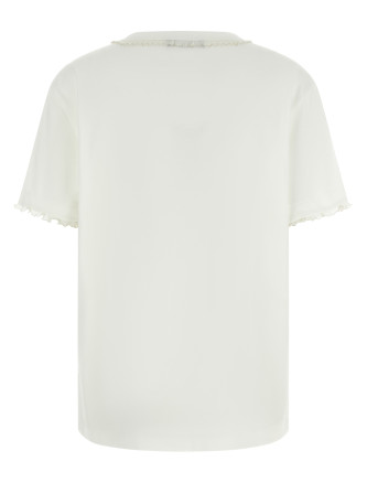 Футболка FABIANA FILIPPI Embroidery t-shirt (JED276F133M18921) #