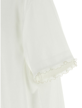 Футболка FABIANA FILIPPI Embroidery t-shirt (JED276F133M18921) #