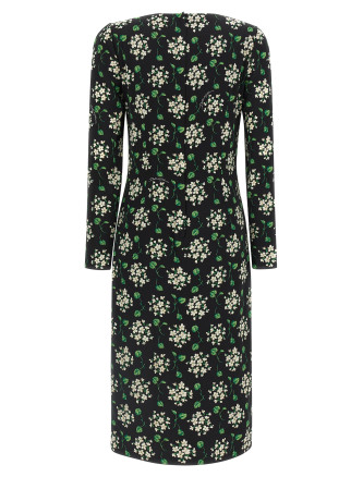 Миди DOLCE & GABBANA Flower print dress (F664HTFSA85HX6BX) #