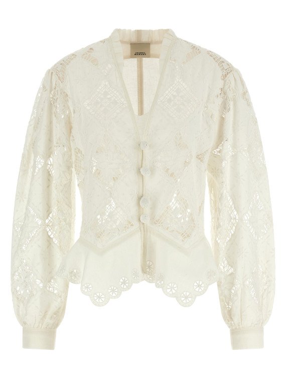 Пиджак, костюм ISABEL MARANT 'Nina' (HT0856FAD2J01I20WH) #1