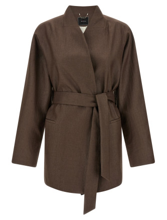 Пиджак, костюм KITON Linen blend blazer