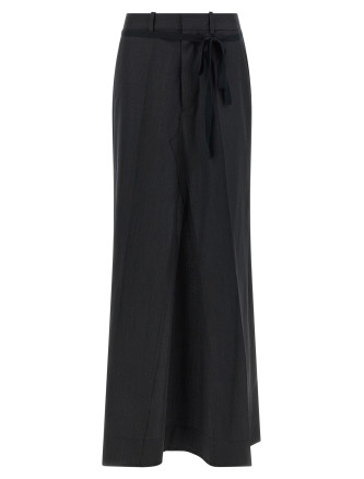 Мини MAISON MARGIELA Raw cut hem skirt