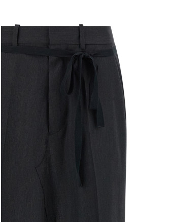 Мини MAISON MARGIELA Raw cut hem skirt (S29MI0009M35910855M) #