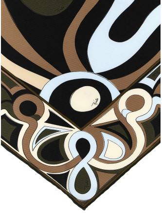Шарф, платок EMILIO PUCCI Triangle scarf (6HGB616HC221) #