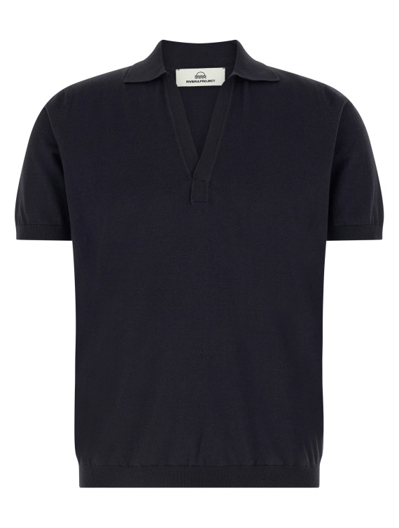 Поло RIVIERA PROJECT Open collar polo shirt (PR13101SX23) #1