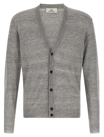 Linen silk cardigan