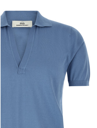 Поло RIVIERA PROJECT Open collar polo shirt (PR13101SX21) #