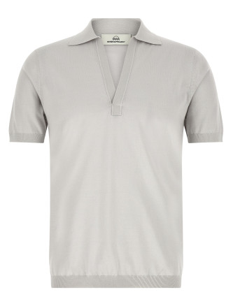 Поло RIVIERA PROJECT Open collar polo shirt