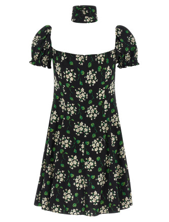 Мини DOLCE & GABBANA Flower print dress (F659HTFSA85HX6BX) #